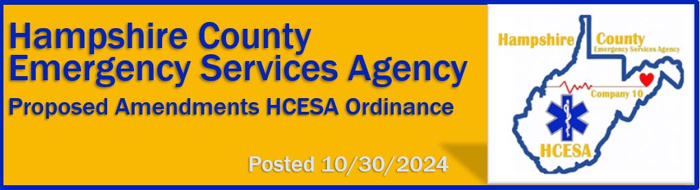 HCESA Ordinance Amendments